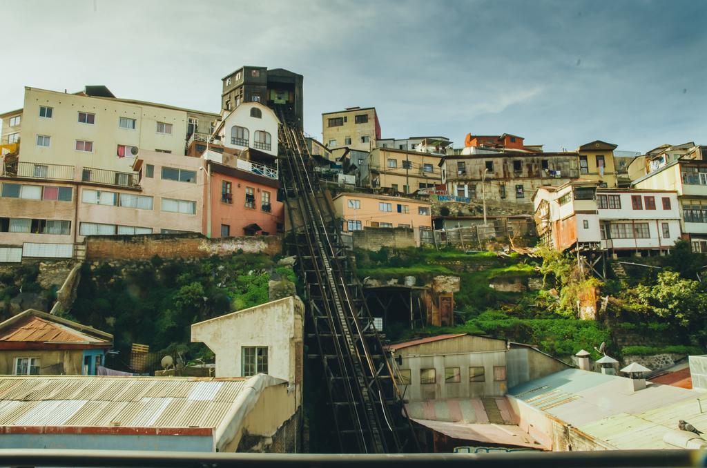 La Joya Hostel Valparaiso Luaran gambar